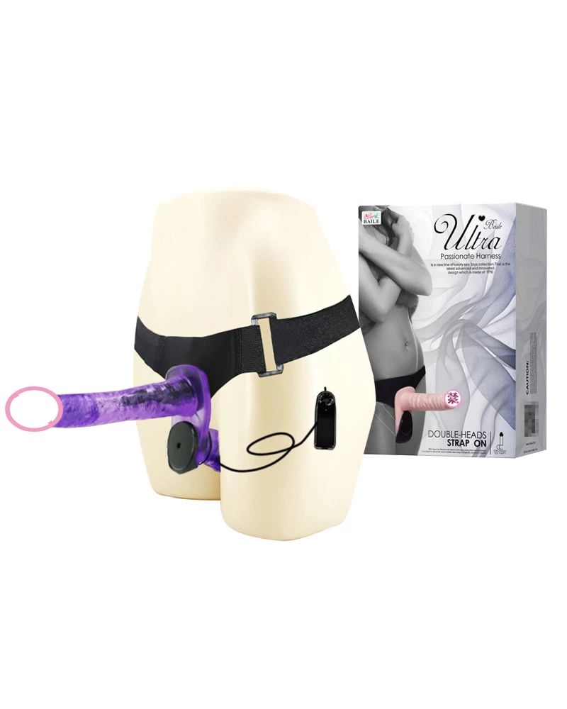 Double-Heads Soft Strap On Toy for Lesbian Couples — photo 3