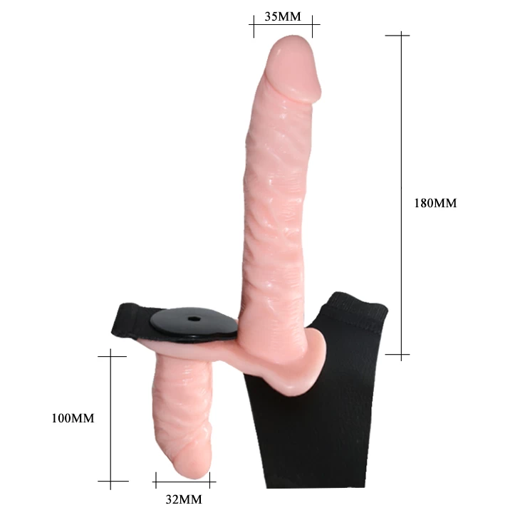 Double-Heads Soft Strap On Toy for Lesbian Couples — photo 6