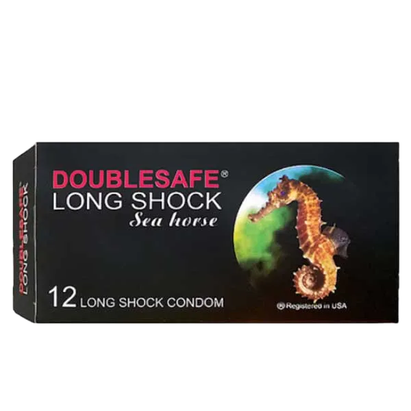 Doublesafe Sea Horse Delay Condoms Malaysia Strong Long Lasting 0.03