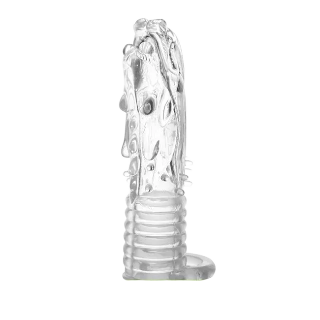 Dragon Head Extension Sleeve with Strap – Enhance Size & Sensation