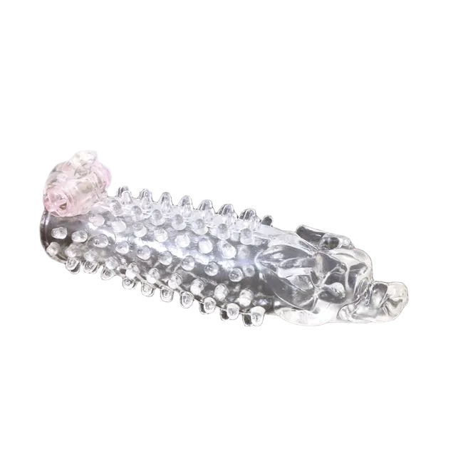 Dragon Head Textured Suction Vibrating Cock Condom
