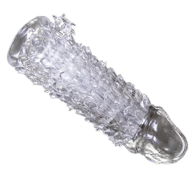 Dragon Scale Textured Silicone Penis Sleeve Soft & Safe