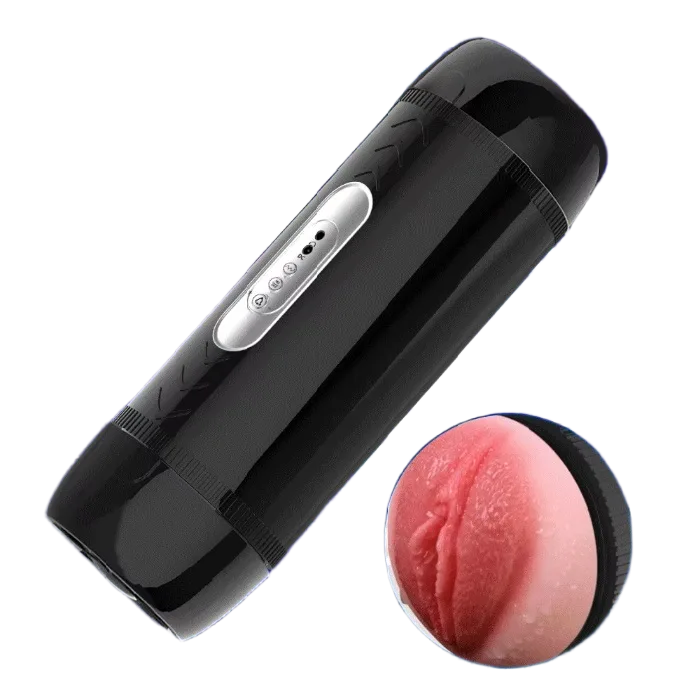 Dual-Ended Automatic Vibrating Masturbator for Men New Experience
