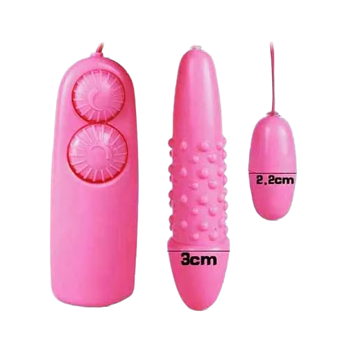 Dual-ended spiked love egg vibrator intense G-spot stimulation