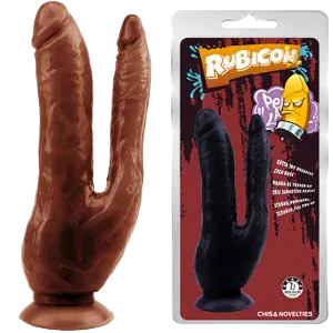 Dual-Ended Suction Wall-Mount Realistic Vibrator