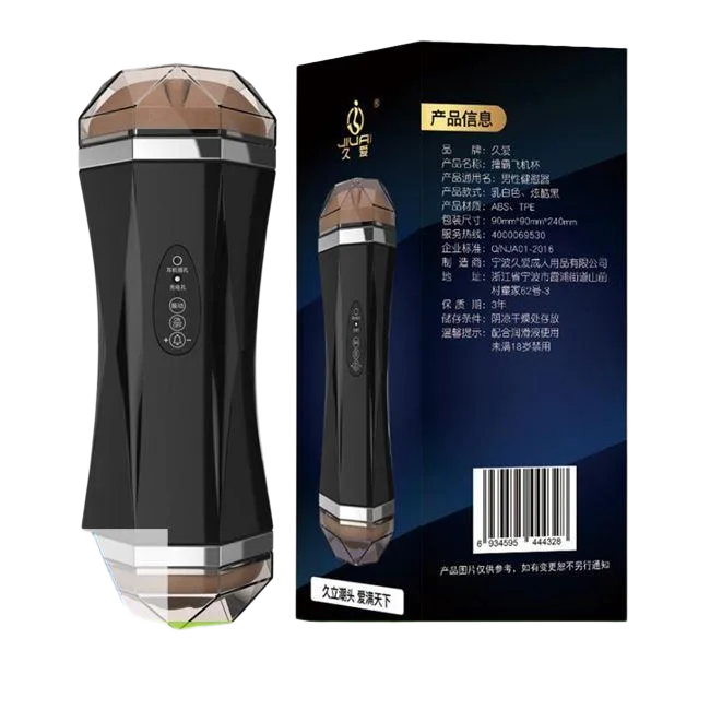 Dual-Head Raging Male Vibrator with Voice Sounds