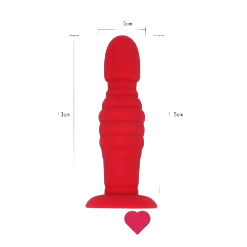 Dulcie Anal Masturbation Toy Multi-Pleasure Silicone Vibrator SHP836