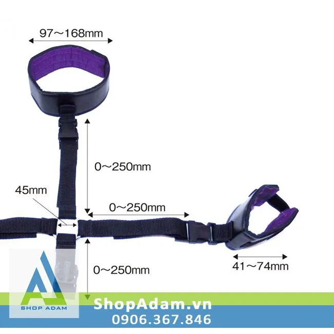 Wild One Japanese Handcuffs Collar BDSM Restraints Kit — photo 3