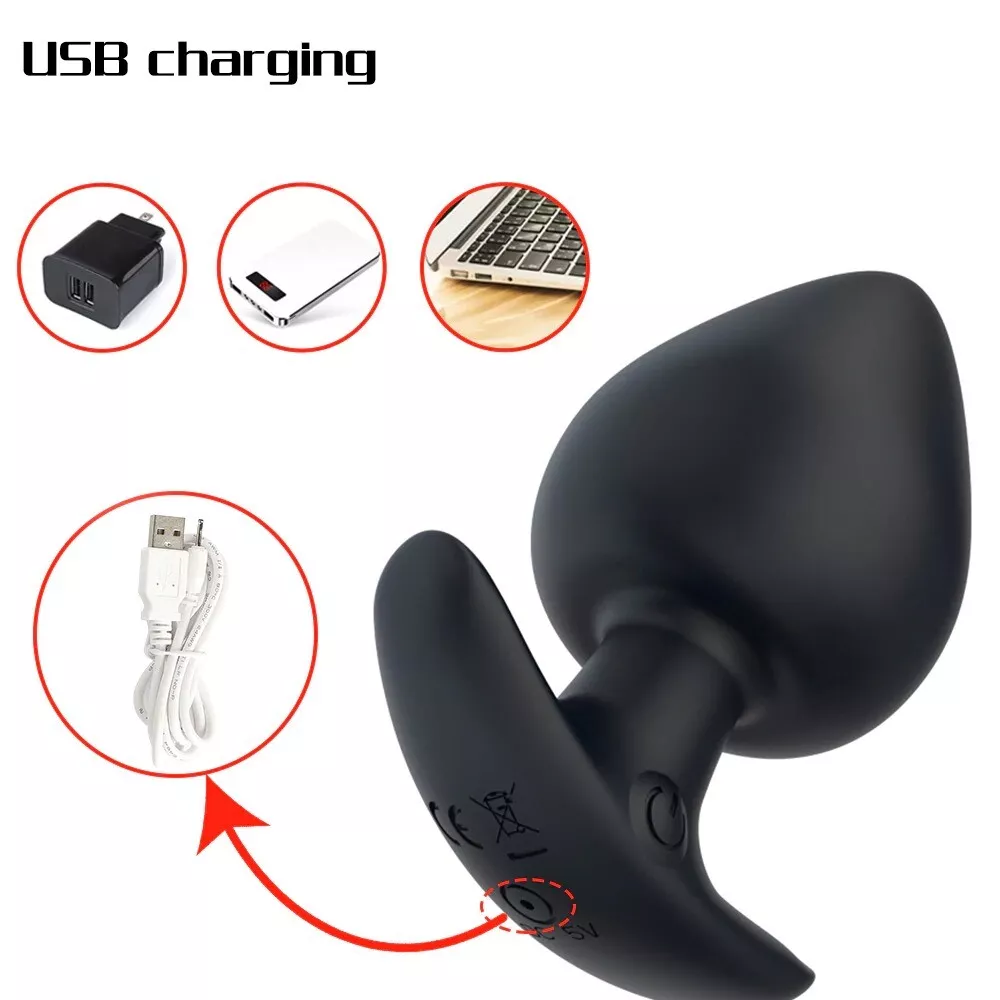Compact Silicone Anal Plug 10 Mode Vibrator Safe — photo 7
