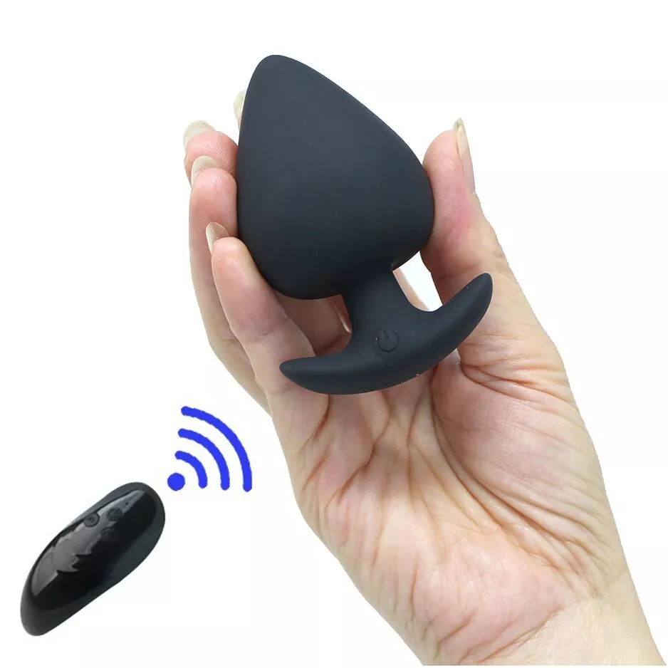 Compact Silicone Anal Plug 10 Mode Vibrator Safe — photo 2