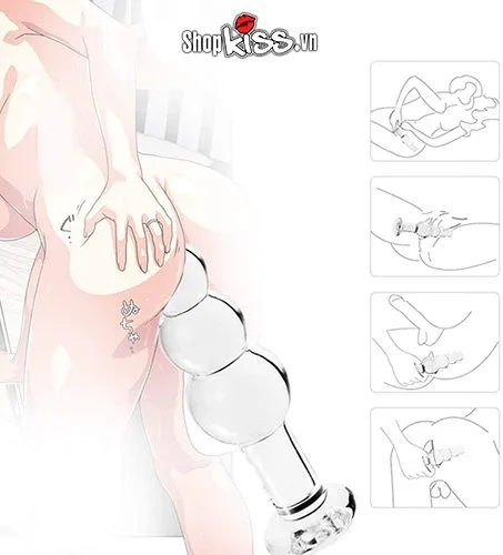 Glass Bead Chain Anal Stimulator Premium Quality — photo 5