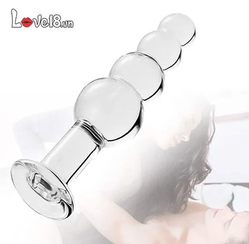 Glass Beaded Anal Stimulator Massage Gay Sauna Toy — photo 4