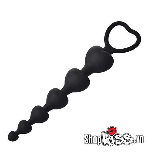 Heart Shape Anal Bead Stimulator Toy for Male Pleasure — photo 4