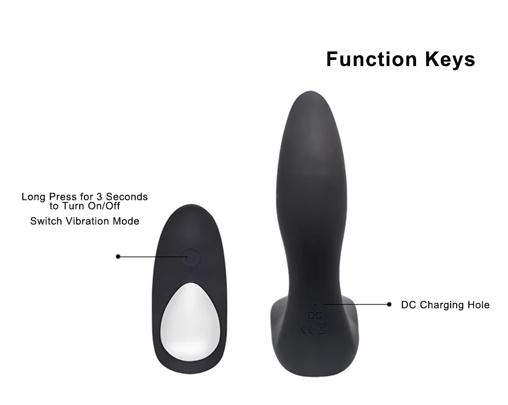Remote Control Anal Stimulator C Ring Vibrator for Intense Pleasure — photo 4