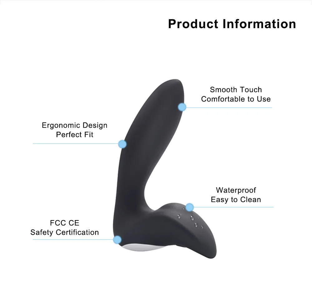 Remote Control Anal Stimulator C Ring Vibrator for Intense Pleasure — photo 6