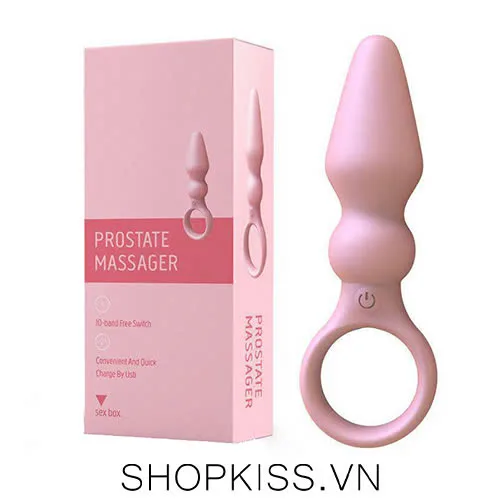 Prostate Massager Anal Vibrator Silicone 2-Speed Stimulation — photo 2
