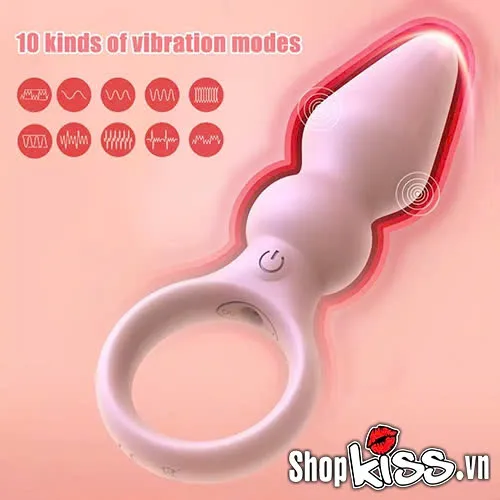 Prostate Massager Anal Vibrator Silicone 2-Speed Stimulation — photo 5