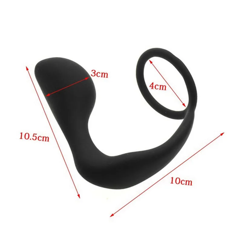 Cockring Anal Vibrator Silicone High Stimulation for Gay Men — photo 4