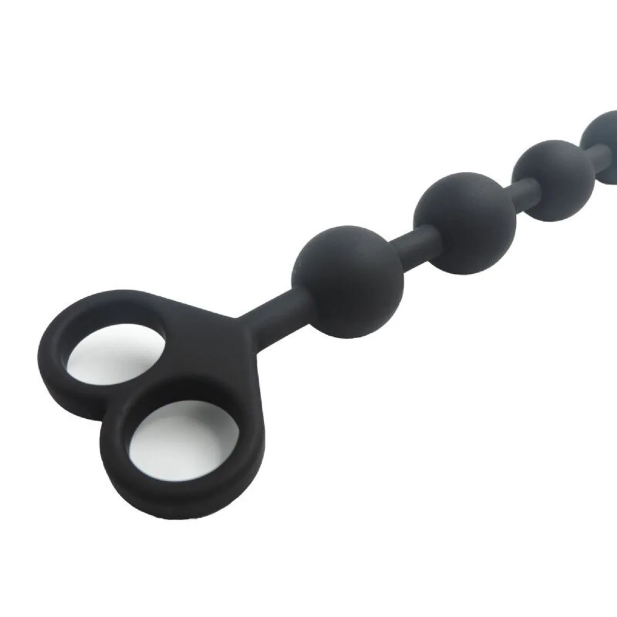 Beaded Anal Plug Beginner Friendly Silicone Prostate Massager — photo 3