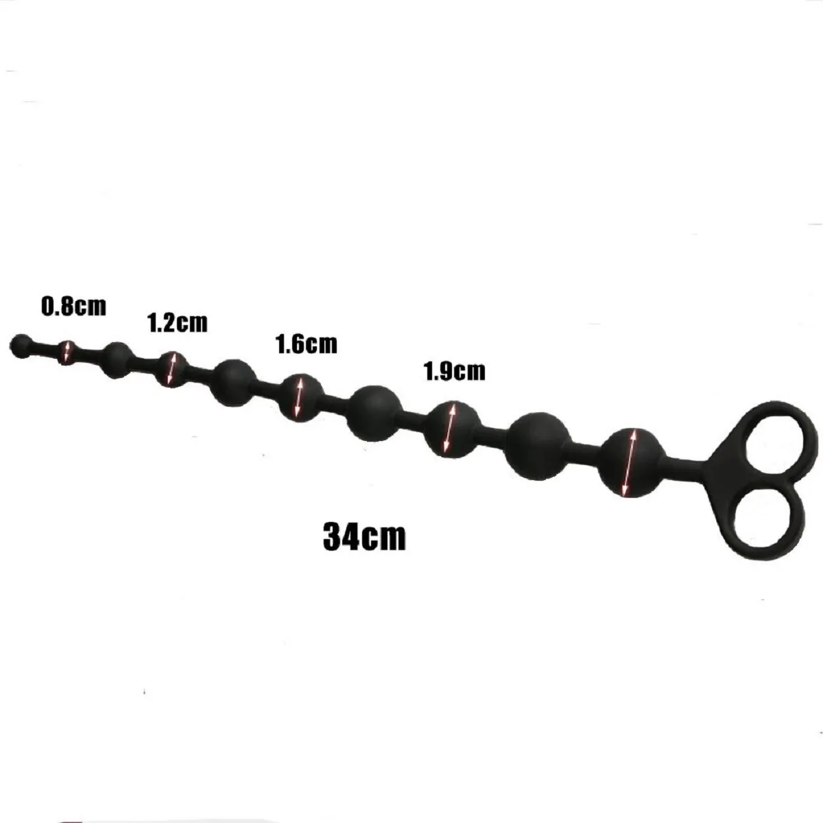 Beaded Anal Plug Beginner Friendly Silicone Prostate Massager — photo 4