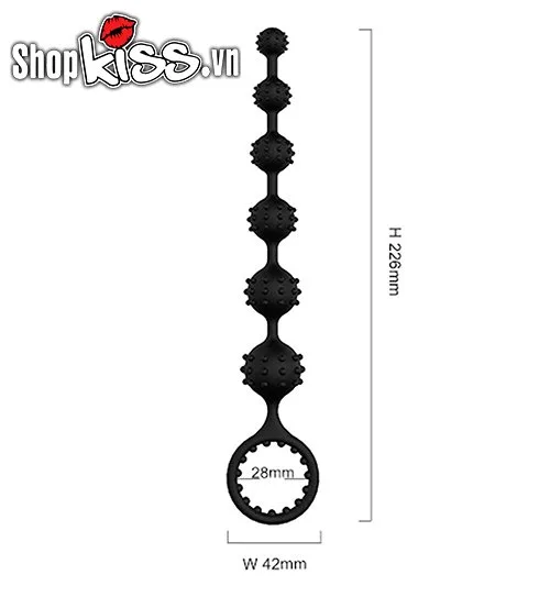 TOTO Spiked Beads Anal Stimulator Chain Enhanced Massage — photo 6