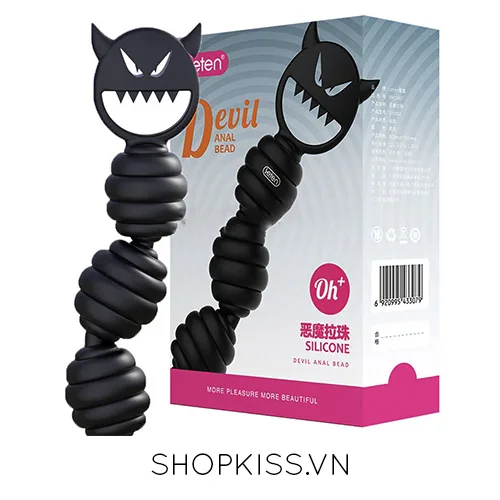 Leten Devil Anal Beads Massage Silicone Safe Pleasure — photo 2