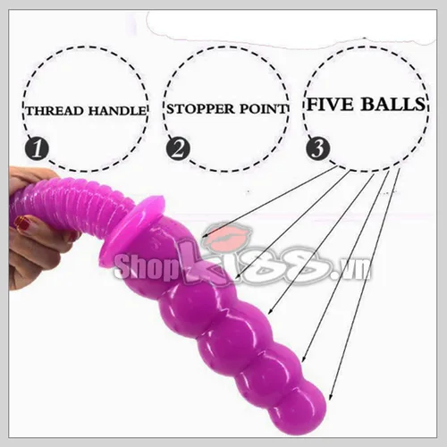 FAAK Giant Bead Anal Stimulator Chain 28cm Extra Large — photo 5