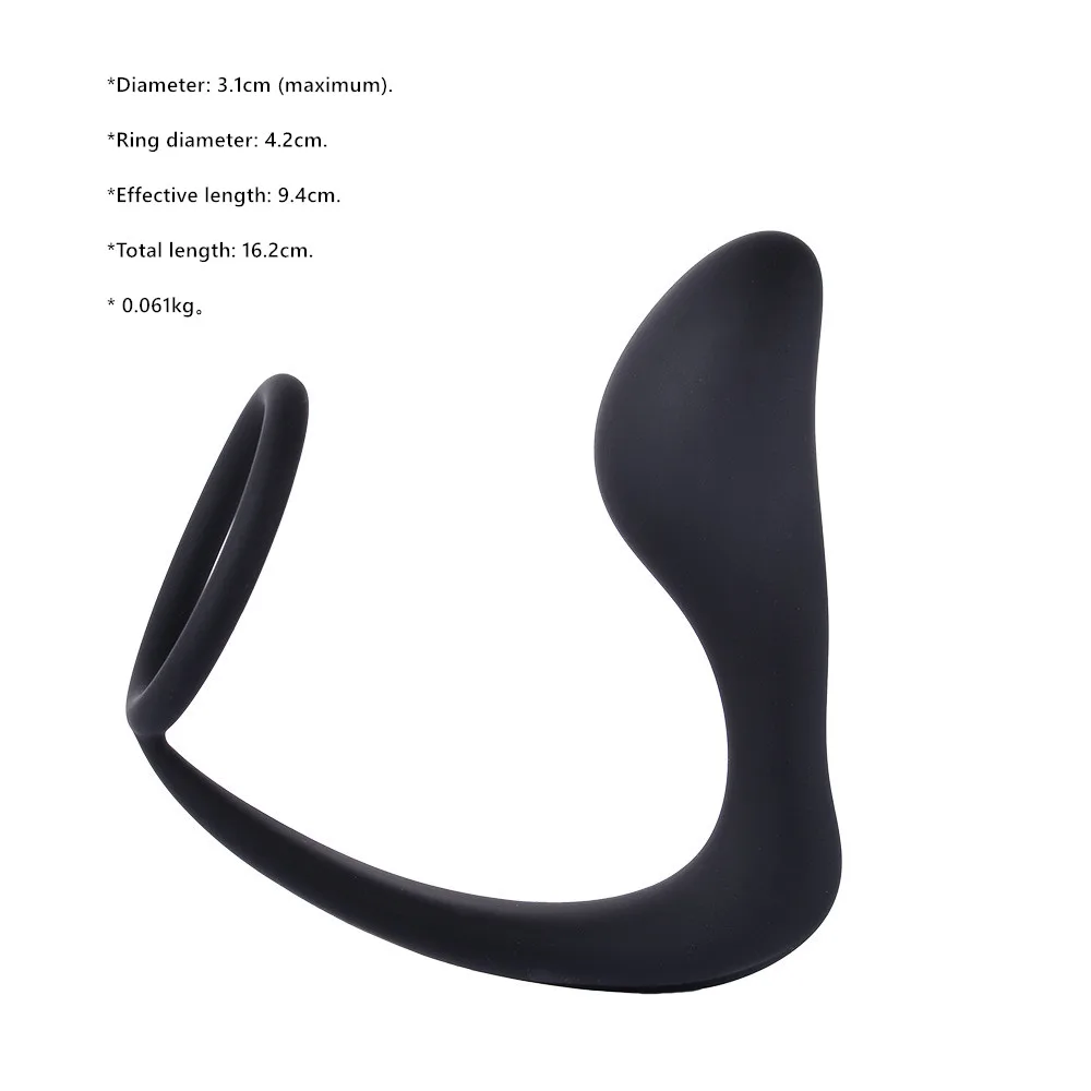 Ringing Cockring Anal Stimulator Multi-speed Vibrating Male Pleasure Toy — photo 4