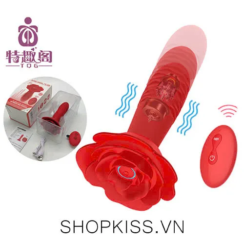 Rose Anal Plug Prostate Massage Silicone ABS Durable — photo 2
