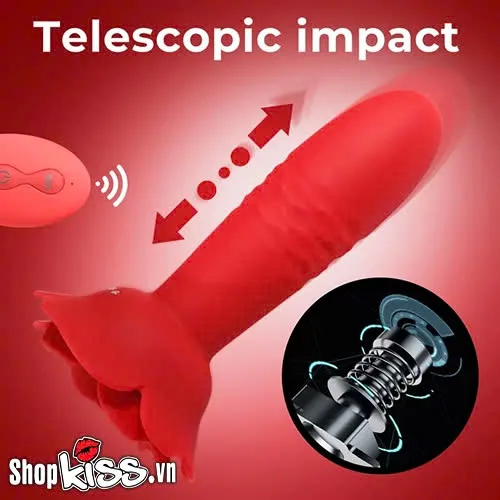 Rose Anal Plug Prostate Massage Silicone ABS Durable — photo 4