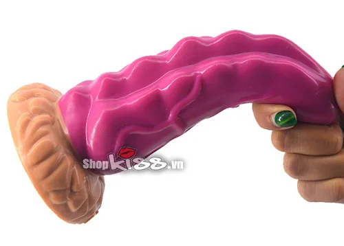 Silicone ABS Anal Stimulator Rhino Horn Shape 17cm Soft — photo 5