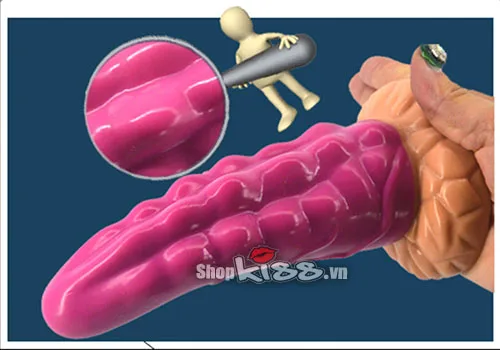 Silicone ABS Anal Stimulator Rhino Horn Shape 17cm Soft — photo 8
