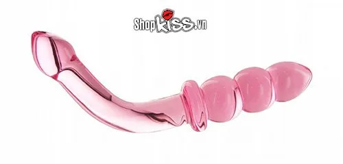Clear Glass Anal Stimulator Butt Plug Massage Toy — photo 3