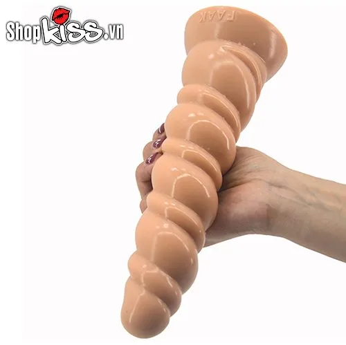 Large Spiral Anal Plug Silicone Prostate Massager — photo 4