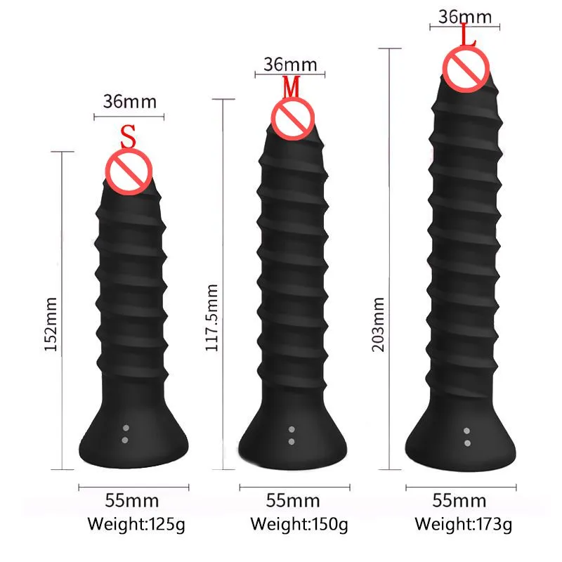 Twisted vibrating anal plug 10 modes USB recharge — photo 2