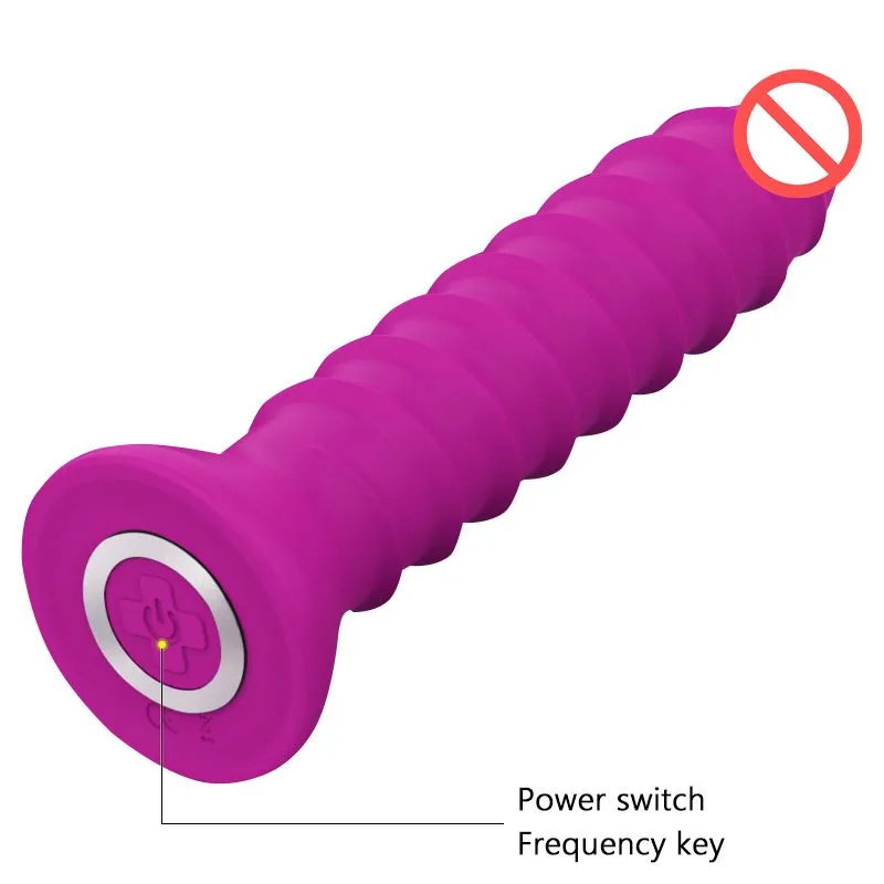 Twisted vibrating anal plug 10 modes USB recharge — photo 5