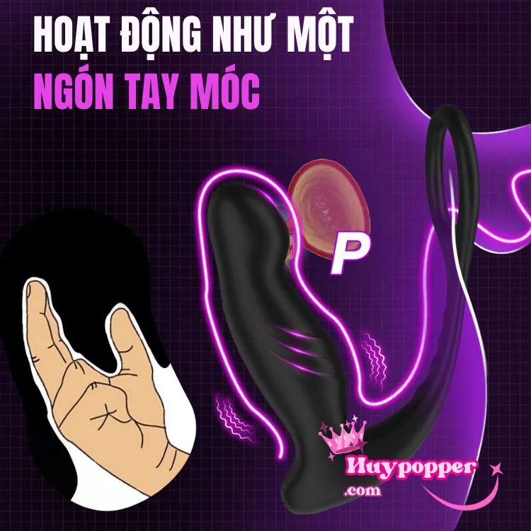 Lisa Prostate Finger Stimulator Powerful Remote Control — photo 4
