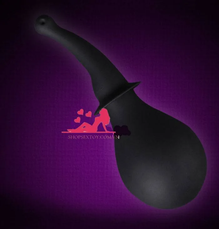 2-in-1 Anal Douche and Stimulator Soft Rubber 23cm — photo 4