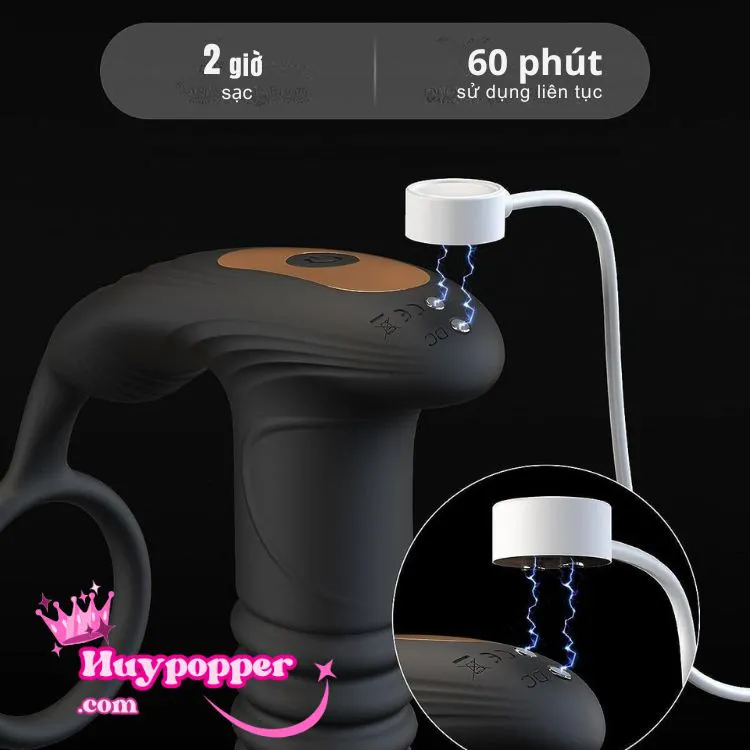 Bara Prostate Stimulator Rechargeable Silicone Male Toy — photo 4