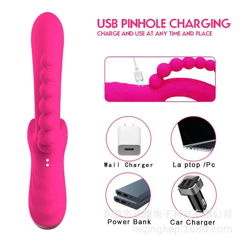 G-Spot Anal Vibrator Licking Sucking Silicone Sex Toy 10 Modes — photo 2