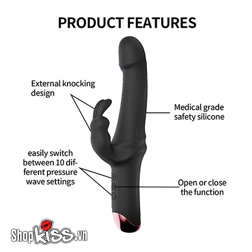 CZAR G-Spot Clitoral Massager 10 Frequency Powerful Silicone Toy — photo 5