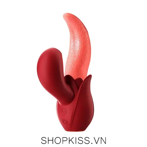 G-Spot Tongue Shaped Massager Clitoral Stimulator Silicone — photo 2