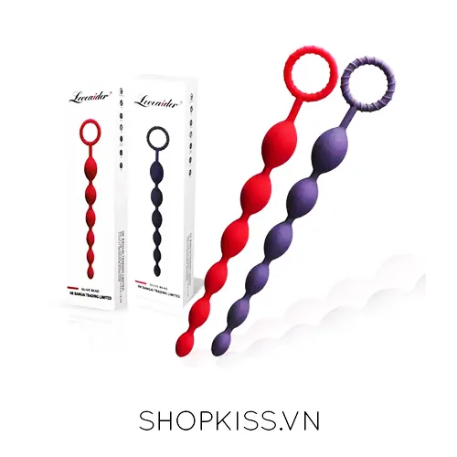 Loveaider Medical Silicone Anal Massage Beads Colorful — photo 2