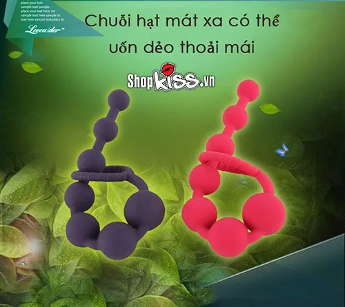 Loveaider Medical Silicone Anal Massage Beads Colorful — photo 3