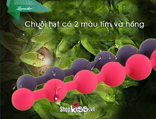 Loveaider Medical Silicone Anal Massage Beads Colorful — photo 4