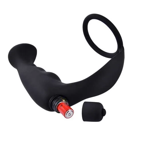 Silicone Anal Massager with Strap 10 Vibration Modes Comfortable Fit — photo 6