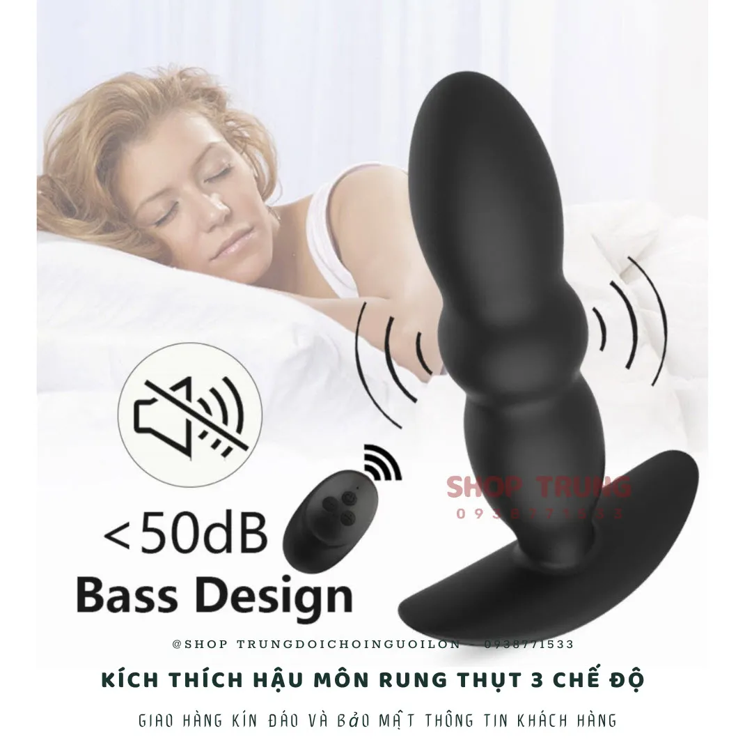 Remote Control Anal Massage Toy 11 Vibration & Thrust Modes — photo 7