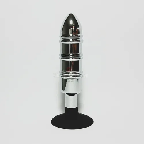 Silver Rocket Stainless Steel Anal Massager P-Spot Gay Toy — photo 4