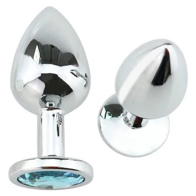 Japanese Stainless Steel Anal Massager Silicone Handle SHP1114 — photo 2
