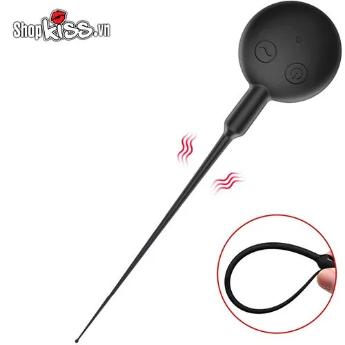 Urethral Silicone Vibrating Stimulator for Male Pleasure — photo 4